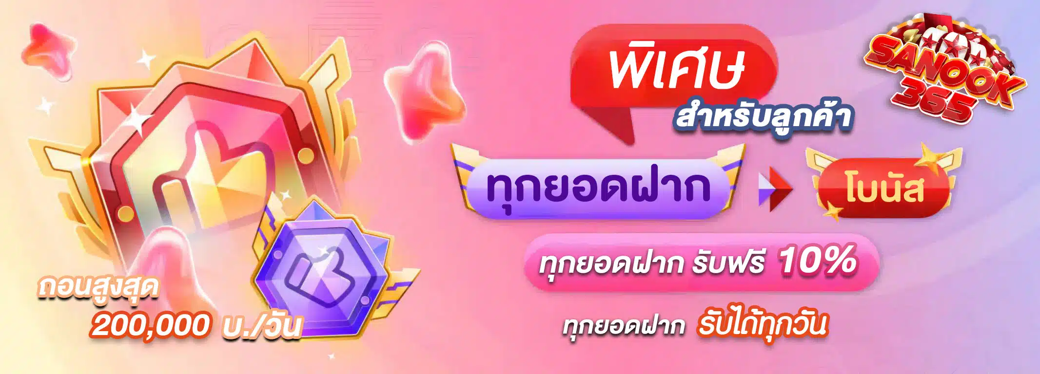 รวมเกมสล็อตยอดนิยม SANOOK365 สนุก365 ครบทุกค่าย